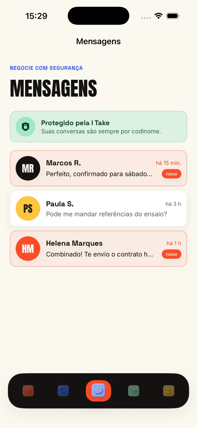 I Take: chat com o profissional
