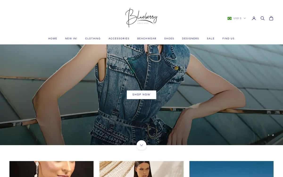 Home da loja Blueberry Boutique